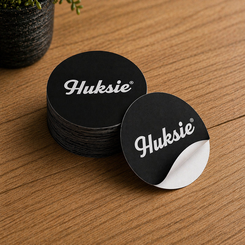 Black Floor Sticker